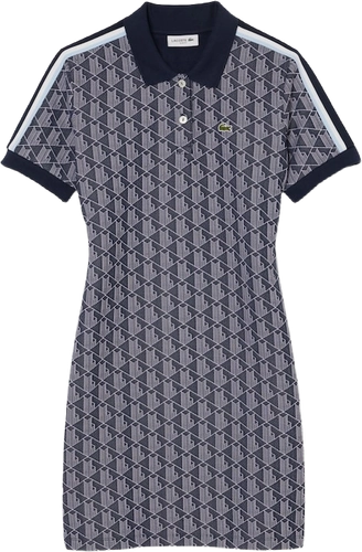 Lacoste Slim Fit Monogram Polo Dress NAVY BLUE image