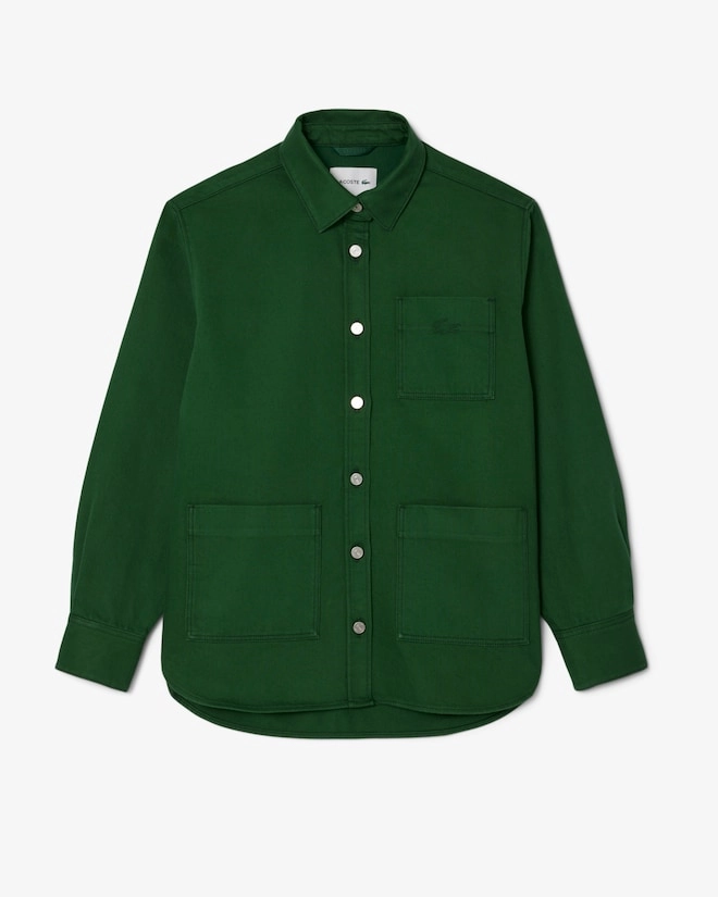 19351b_Lacoste-Oversized-Denim-Overshirt-WMNS_GREEN_BF2125-132_img1