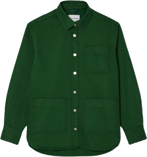 Image de Lacoste Oversized Denim Overshirt WMNS GREEN