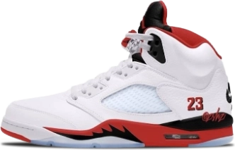 image de Air Jordan 5 Fire Red Black Tongue Hq7978 101