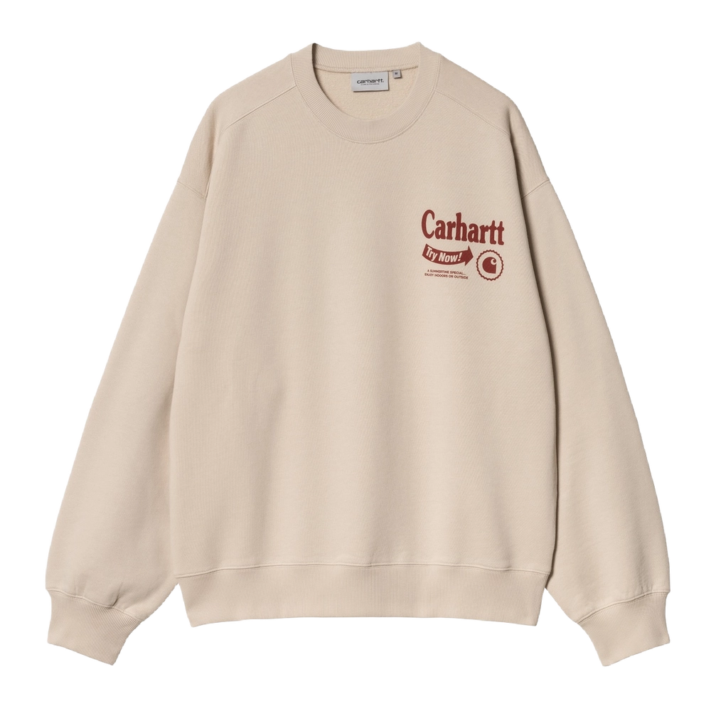 Carhartt WIP Catalogue Sweatshirt FLEUR DE SEL image