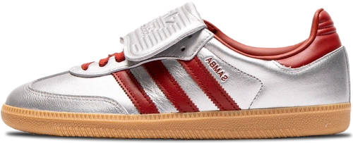 image de Adidas Samba Lt Wmns Silver Metallic Preloved Ruby Lt Jh5707