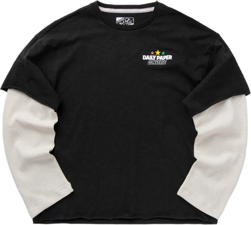 Converse Daily Paper Thermal Tee Black 10028790 A01 image