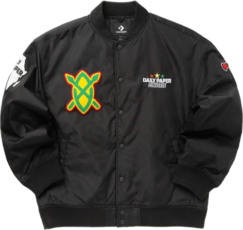 Converse Daily Paper Stadium Jacket Black 10028532 A01 image