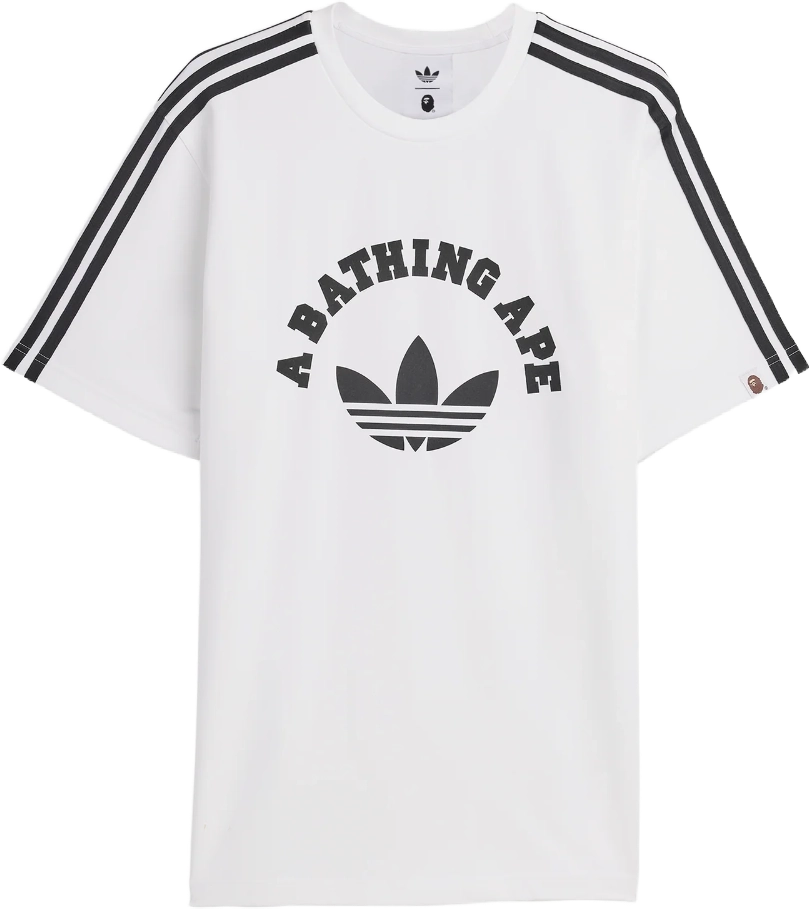 BAPE x adidas Grapich T-Shirt WHITE