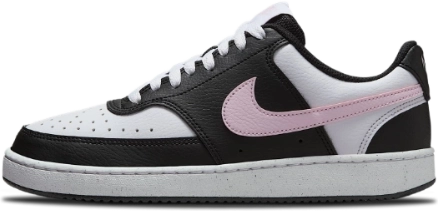 image de Nike Court Vision Low Next Nature Wmns Black Pink Foam Dh3158 008