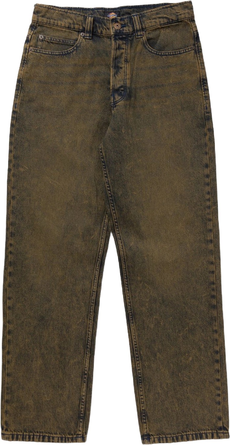 Dickies Thomasville Denim Pants INDIGO BROWN TINTED