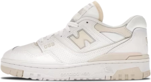 image de New Balance 550 Wmns White Linen Bbw550bk