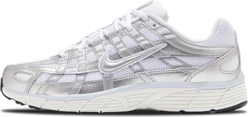 Nike P-6000 WMNS WHITE METALLIC SILVER