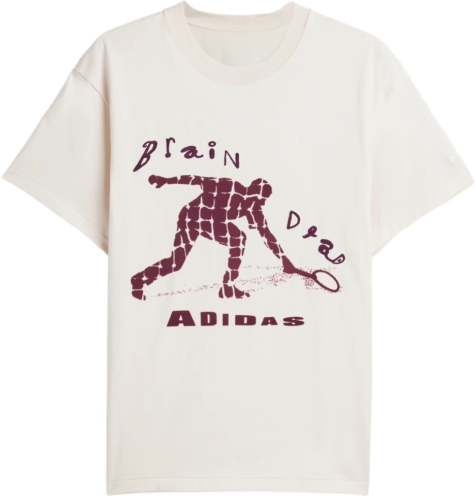 Brain Dead x adidas T-shirt WONDER WHITE