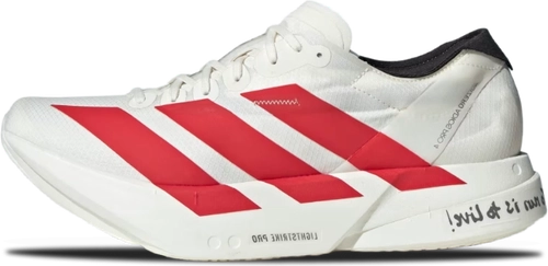 image de Adidas Adizero Adios Pro 4 Off White Better Scarlet Jr6363