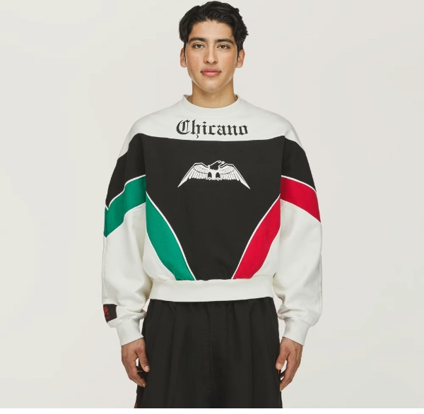 Willy Chavarria x adidas Fleece Crewneck OFF WHITE