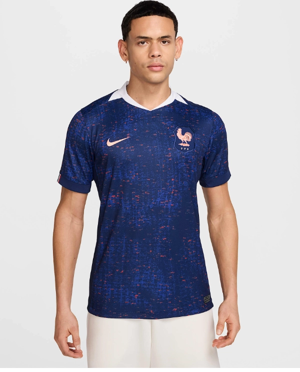 Nike Soccer Replica Jersey 2025 Women's Team FFF STADIUM HOME