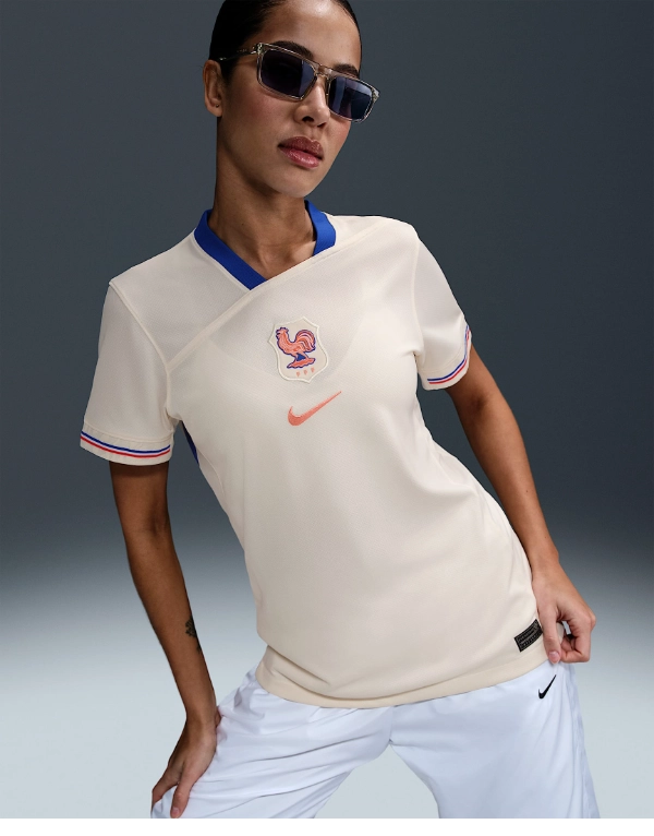Nike Soccer Replica Jersey 2025 Women's Team FFF STADIUM AWAY