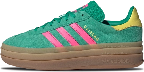 Adidas Gazelle Bold Court Green Lucid Pink Jh9668 image