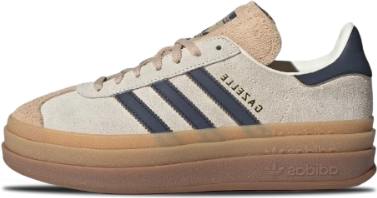 image de Adidas Gazelle Bold Cream White Night Indigo Jq5126