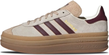 image de Adidas Gazelle Bold Cream White Maroon Jq5127