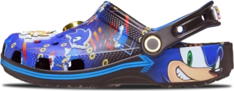 image de Sonic The Hedgehog Crocs Classic Clog Blue Black 211209 90h