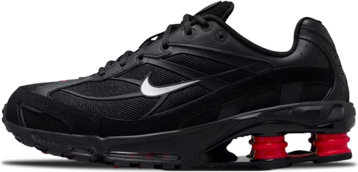 Nike Shox Ride 2 BLACK UNIVERSITY RED