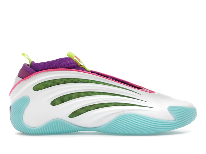 Jalen Williams x adidas Harden Vol. 9 WHITE LUCID LIME PINK - view 0