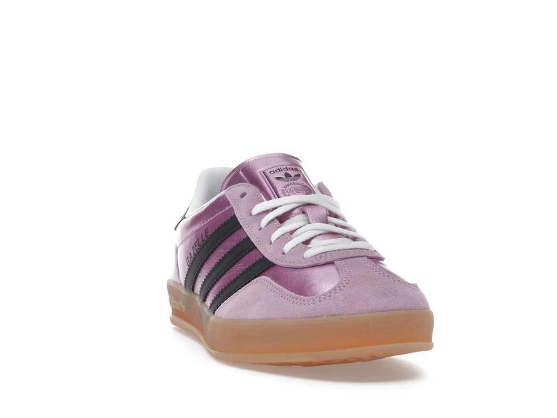 adidas gazelle silver green womens Adidas Unisex Gazelle Indoor Bliss Pink / Core Black / Collegiate Purple  Low Top Sneakers