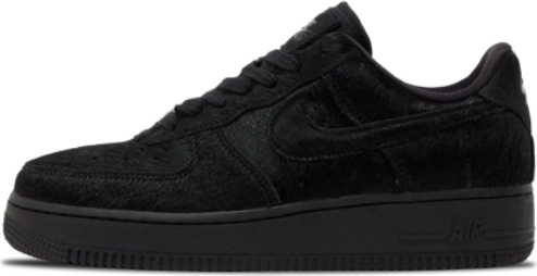 Nike Air Force 1 Low '07 WMNS TRIPLE BLACK PONY HAIR