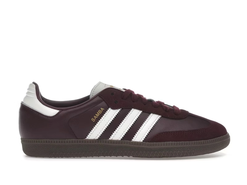 adidas Samba OG MAROON OFF WHITE - view 0