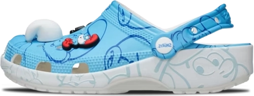 image de The Smurfs Crocs Classic Clog Allover Print 210820 90h
