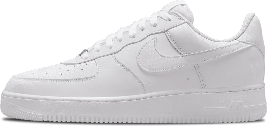 Kobe Bryant x Nike Air Force 1 Low FOREVER WHITE