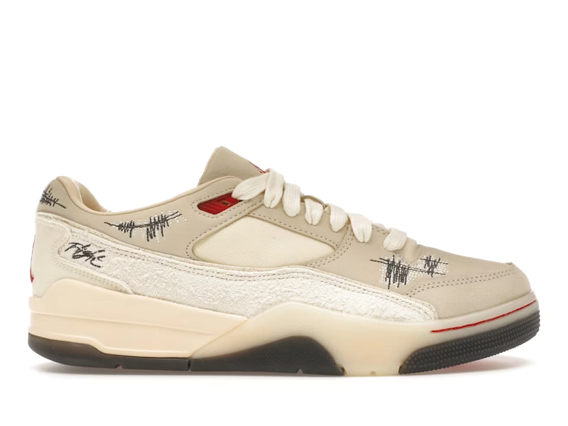 Who Decides War x Jordan Flight Court WMNS COCONUT MILK - view 0