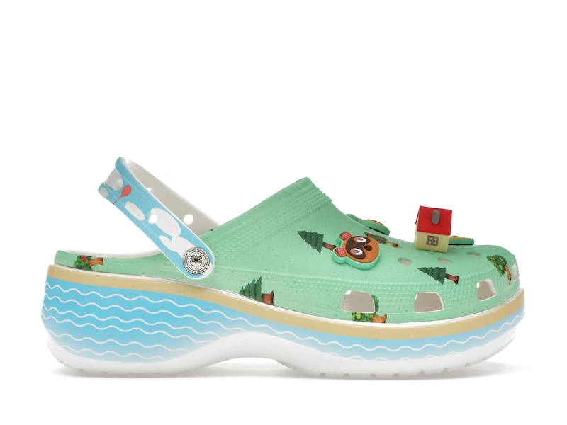 Animal Crossing x Crocs Platform Clog GREEN - view 0
