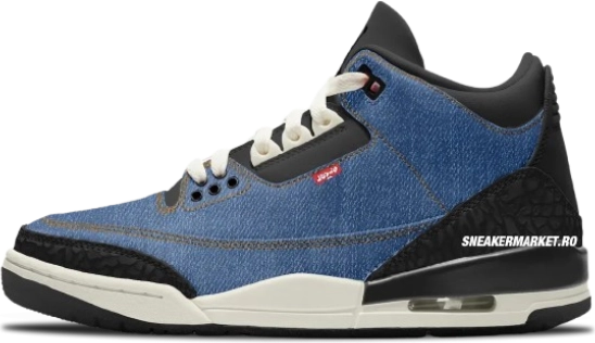 Levi’s x Air Jordan 3 DENIM BLACK SAIL