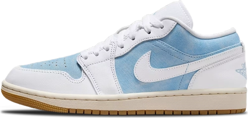 Air Jordan 1 Low Se Wmns Denim Worn Blue Hq2004 400