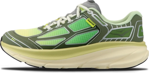 image de Supervsn Hoka One One U Clifton One9 Green Flash Limelight 1173070 Ghl