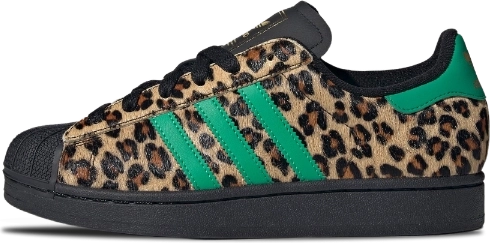 Adidas Superstar Ii Black Green Leopard Jp8165