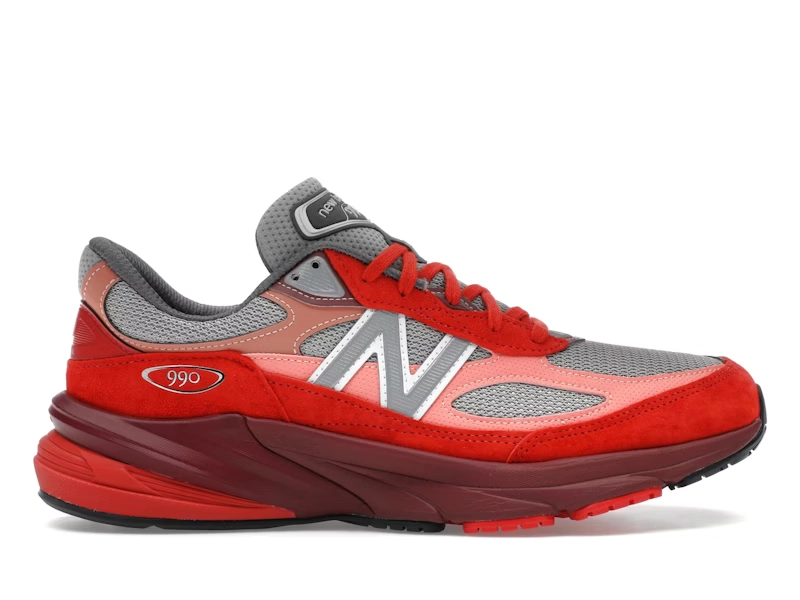 New Balance 990v6 Made in USA COMMUNITY RED - view 0