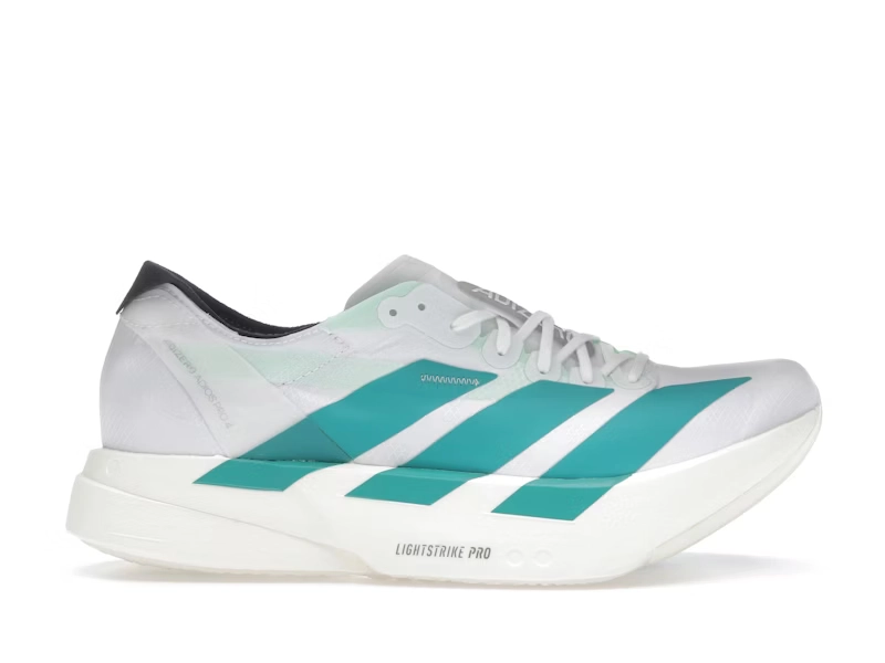 adidas Adizero Adios Pro 4 CLOUD WHITE PURE TEAL - view 0
