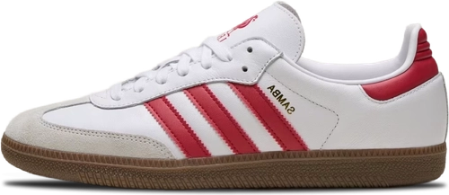 image de Adidas Samba Liverpool Fc Cloud White Strawberry Red Jq4041