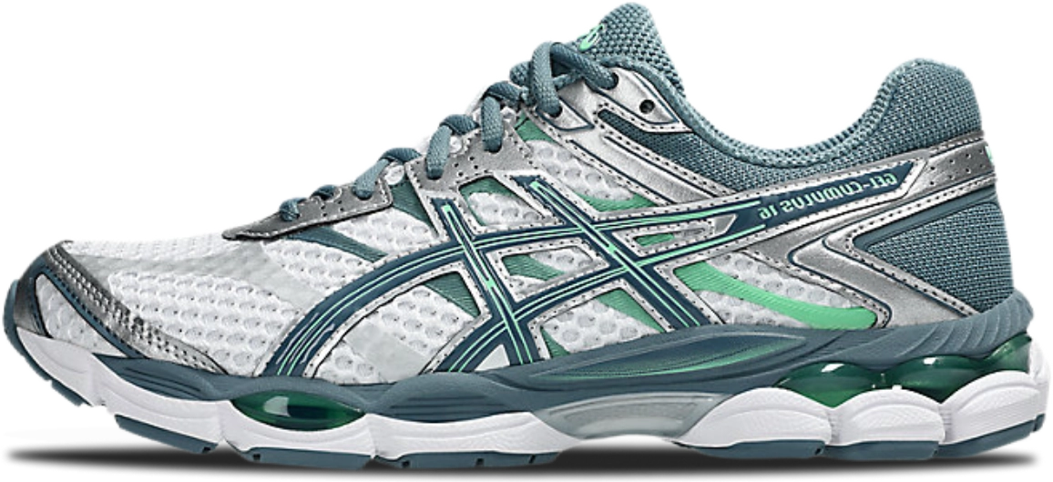 Asics Gel-Cumulus 16 WHITE IRONCLAD