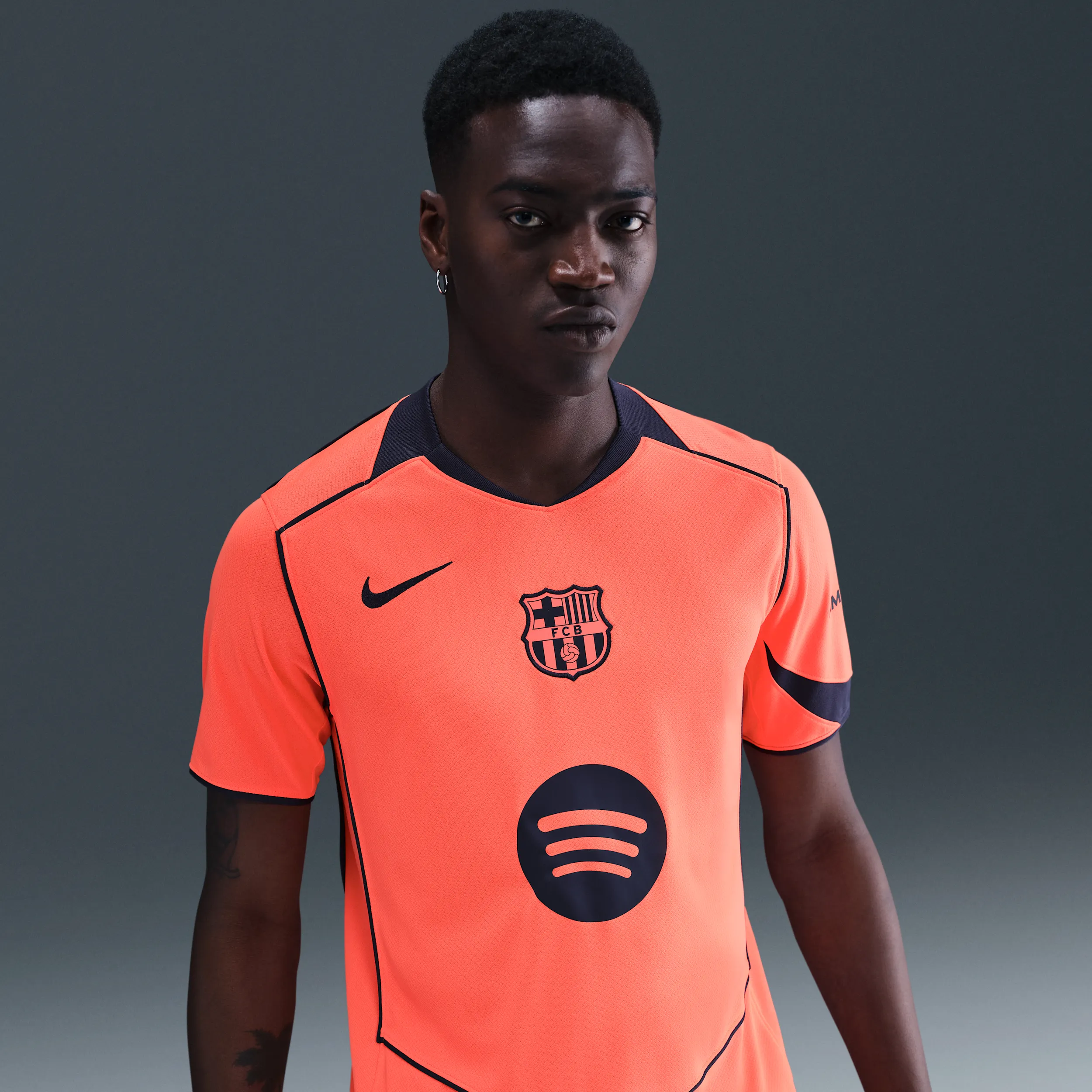 Image thumbnail Nike FC Barcelona Third Jersey 2025/26 BRIGHT MANGO HM3201-855 image