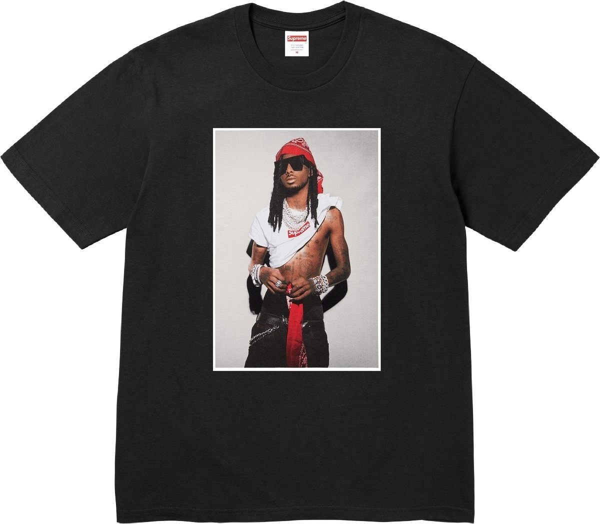 Playboi Carti x Supreme T-shirt BLACK