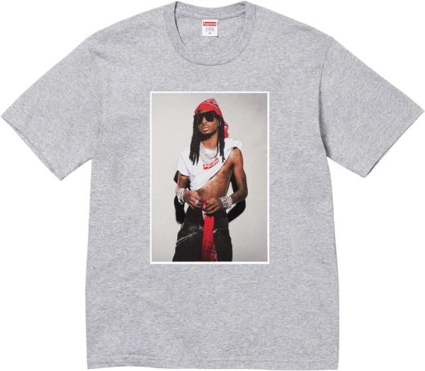 Playboi Carti x Supreme T-shirt HEATHER GREY