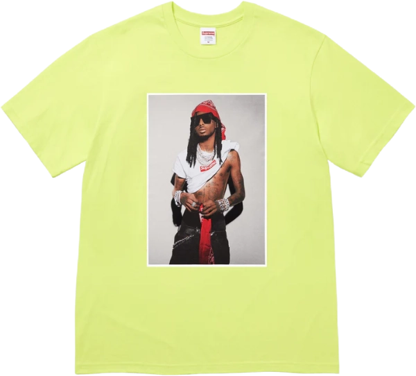 Playboi Carti x Supreme T-shirt PALE GREEN
