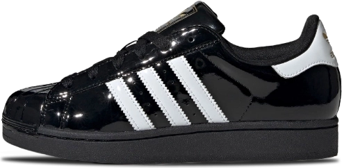 image de Adidas Superstar Black Patent Leather Js4009