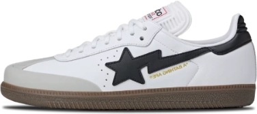 image de Bape Adidas Samba Cloud White Jr9245