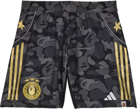 Image de Bape Adidas Football Shorts Black Kb2204