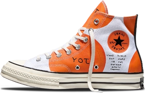 image de Converse Marc Jacobs Chuck 70 White Mandarin Orange A19269c