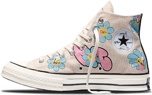 image de Marc Jacobs Converse Chuck 70 Natural Ivory Sky Blue A19271c