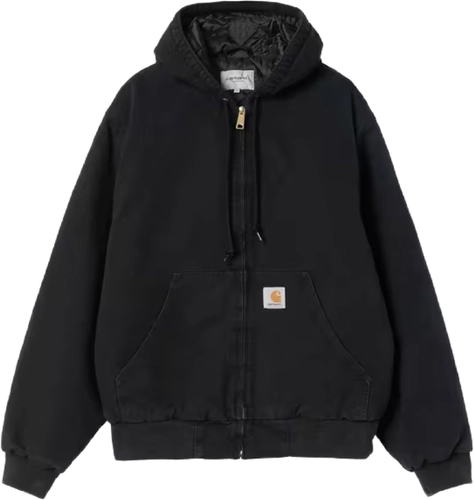 Carhartt Wip Og Active Jacket Black Stone Canvas I035891894o
