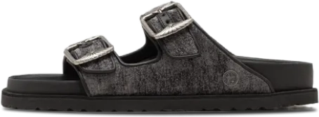 image de Become Berlin Arizona Velvet Birkenstock 1774 Black 1031795